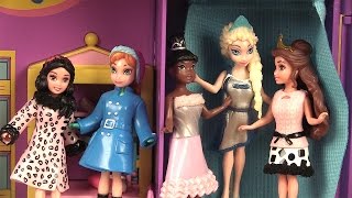 Poupées Princesses Disney Magiclip Vêtements Polly Pocket 4ème séance d’essayage [upl. by Ahsenod]