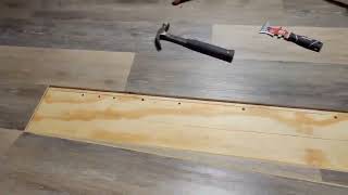 How to replace a damaged plank with LVT flooring [upl. by Adhern]