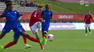 U17 EB  Magyarország  Franciaország 32 Összefoglaló videó  magyar gólok  2017 május 3 [upl. by Hanej]