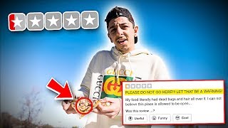 Eating at the WORST REVIEWED RESTAURANT in my City 1 STAR [upl. by Atterehs]