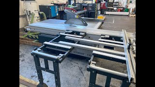 Altendorf F45 Sliding Table Panel Saw [upl. by Aland]