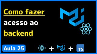 React Material UI 5 e Typescript 25  Consultando o backend e montando listagem no React [upl. by Avevoneg]