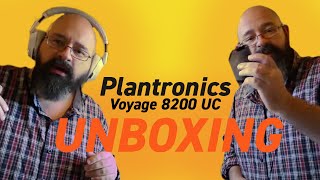 Plantronics Voyage 8200 UC Unboxing [upl. by Beitz57]