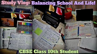 Balancing School And Life🏫😩CBSE 10th Grader📚 cbse10thgrader management youtubevideo [upl. by Alliuqat]