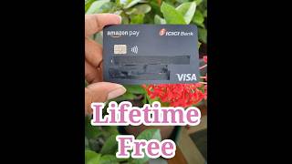 Amazon pay icici bank credit card  unlimited cashback shortfeed youtubeshorts cardinfo [upl. by Warthman]