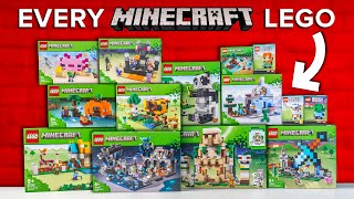 I Built EVERY 2023 Minecraft LEGO Set [upl. by Nomit]