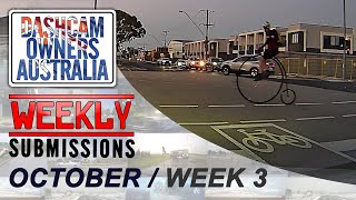 Dash Cam Owners Australia Weekly Submissions October Week 3 [upl. by Hannahc]