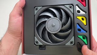 UNBOXING Noctua NFA12x25 PWM chromaxBlackswap Premium Quiet Fan 4Pin 120mm Black [upl. by Rosanne]