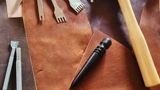 How to Make a Leather Tool Loop Part 2 [upl. by Ilellan]