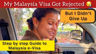 Malaysia Visa from India  How to Apply Malaysia eVisa for Indians  My Malaysia Visa Got Rejected [upl. by Winola]