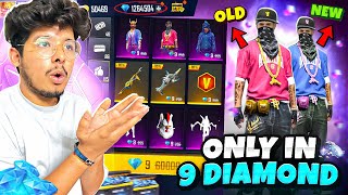 FREE FIRE NEW STORE I GOT EVERYTHING IN MY NOOB ID SPENDING 9999 DIAMONDS💎 GARENA FREE FIRE [upl. by Ellekram]