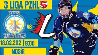 Zapis meczu 3 ligi PZHL HKS Mińsk Jets VS Lublin Hockey Team 18022023 [upl. by Burnsed]