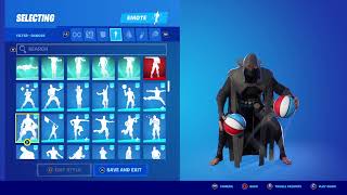 New Skin KELSIER Showcase with almost all emotes from fortnite 🥷 [upl. by Filemon]