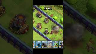 2 MAX HOG GLIDERS VS ALL LEVEL MORTARS coc clashofclans shorts [upl. by Yttisahc]