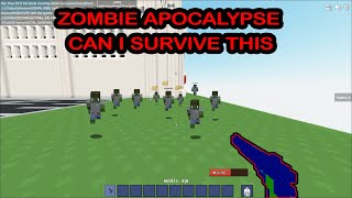 BLOXDIO ZOMBIE APOCALYPSE CAN I SURVIVE THIS  Bloxdio [upl. by Ahseei]