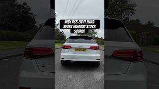 AUDI RS3 OPTIONAL SPORTS EXHAUST SOUND💥 [upl. by Idette]