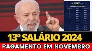 INSS qual a DATA DE PAGAMENTO do 13º SALÁRIO para quem ganha UM SALÁRIO MÍNIMO em NOVEMBRO [upl. by Natascha]