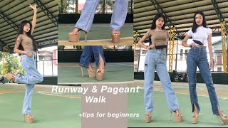 RUNWAY amp PAGEANT WALK TUTORIAL our experiences  Krishia Diaz [upl. by Eisler]