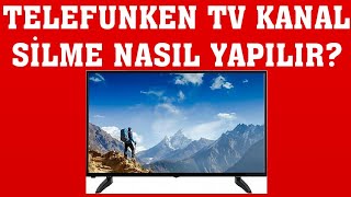 Telefunken TV Kanal Silme Nasıl Yapılır [upl. by Ekalb]