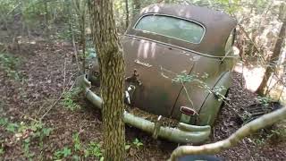 Old Chevy marooned in the woods [upl. by Nosnorb358]