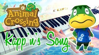 Kappns Song ANIMAL CROSSING New Leaf  Piano cover w Sheet music [upl. by Anai610]