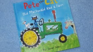 Pete The Cat  Old Macdonald Had A Farm Childrens Read Aloud Story Book For Kids By James Dean [upl. by Phineas]