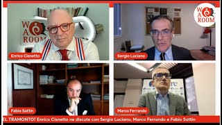 WAR ROOM di Enrico Cisnetto con Sergio Luciano Marco Ferrando e Fabio Sattin [upl. by Jordans672]