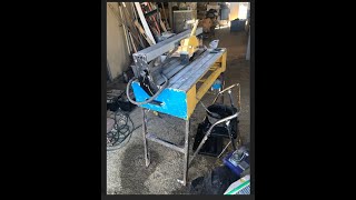 Wet Tile Saw QEP 24quot Bridge Saw 83200 [upl. by Paule797]