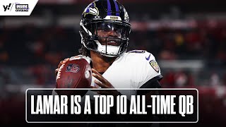 Lamar Jackson is already a Top 10 alltime quarterback  Inside Coverage [upl. by Vijnas]