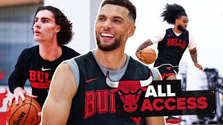 All Access Training Camp gets underway  Behindthescenes at practice  Chicago Bulls [upl. by Aicad]