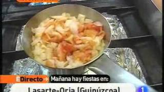 Receta de Bacalao con salsa de ajos ED [upl. by Notsae]