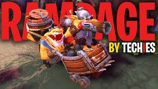 Techies  Rampage  Report  DotA 2 Funny Moments [upl. by Duarte350]