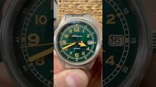 Budget Alpinist Addiesdive AD2055 green dial automatics watch watch alpine [upl. by Eidnac625]