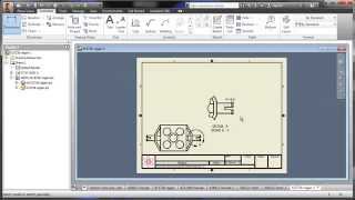 Inventor Drawing Detail View [upl. by Wylen]