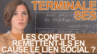 Les conflits remettentils en cause le lien social   SES  Terminale  Les Bons Profs [upl. by Waldman232]