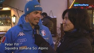 Peter Fill intervistato alla 55° edizione del Trofeo Topolino Sci 2016 [upl. by Dhiren]