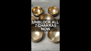 Unblock ALL 7 CHAKRAS  Aura Cleansing  Chakra Balancing and Healing shorts [upl. by Orodoet]