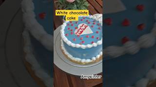 White chocolate cake🍰🍰cakeyoutubeshortvideoshortsasmrvideomusic [upl. by Vanderhoek]