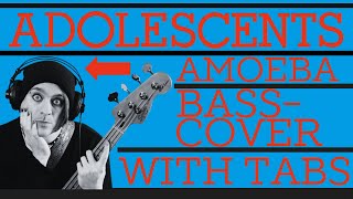 Adolescents  Amoeba Bass Cover with tabs [upl. by Ynafetse907]