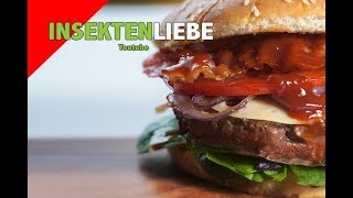 ❌Insektenburger  Variante Big Kahuna Burger mit Mehlwürmer [upl. by Yur]