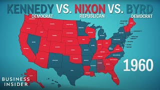 How The States Voted In Every Presidential Election [upl. by Kikelia]