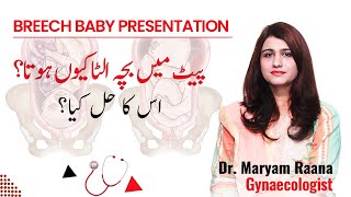 Breech Baby Position Pregnancy  Bacha Ulta Ho To Dr Maryam Raana Gynaecologist [upl. by Akiaki]