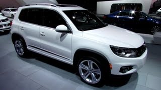 2013 Volkswagen Tiguan RLine  Exterior and Interior Walkaround  2013 Detroit Auto Show [upl. by Lion]