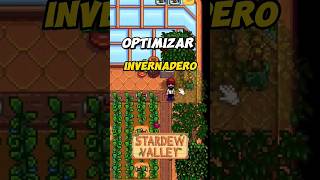 CÓMO OPTIMIZAR el ESPACIO del INVERNADERO en Stardew Valley 🚜🏠 shorts [upl. by Anilrac]