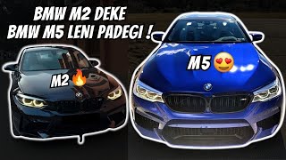 BMW M5 VS BMW M2 😍🔥 NEW CSL LED ANGEL EYES IN MY M2😍 [upl. by Jariv]