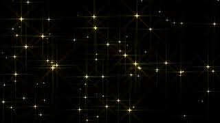 Sparkly Gold Stars Overlay [upl. by Terag607]