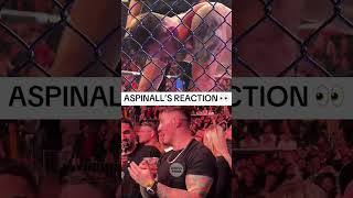 Aspinall reacts to Jones beating Miocic at UFC309 👀 [upl. by Vincenz]