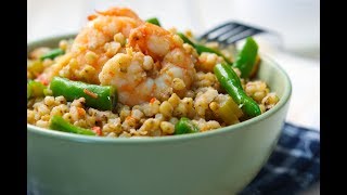 Cajun Style Shrimp and Green Bean Sorghum Bowls [upl. by Balsam]