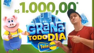 TELE SENA PROMOÇÃO GRANA TODO DIA 1909 [upl. by Novia]