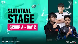 EN PUBG MOBILE RUTHLESS PRO SERIES COG S3 SURVIVAL STAGE GROUP A DAY 2 FT NV VPE HORAA I8 [upl. by Jennee]